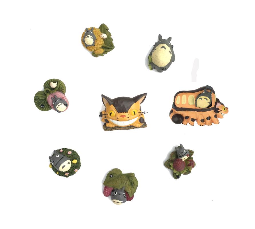 

Fridge Magnet Resin Tape Magnetic Sticker Cute Genuine Korea Miyazaki Totoro Creative Whiteboard Refrigerator Sticker