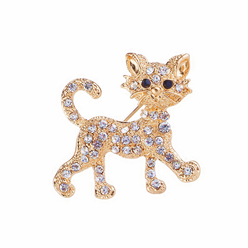 

High Archives Crystal Alloy Lovely Kitten Brooch Lead Needle Ma'am Clothes & Accessories Pin Accessories Ornaments