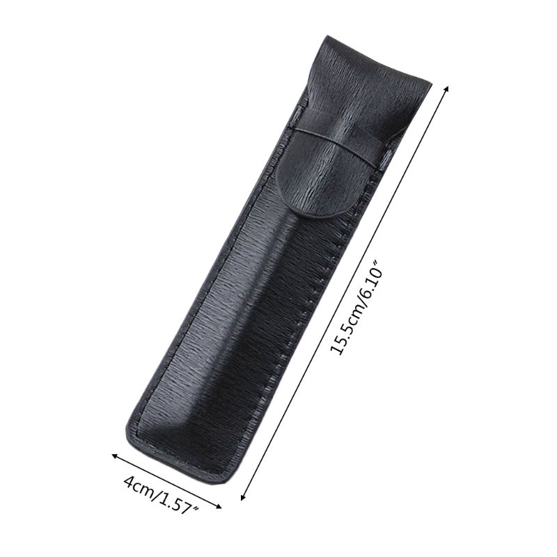 

Retro Fountain Pens Case Pencils Bag One Single Writing Holder Supplies Storage J6PA