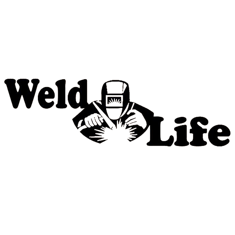 

16*4.8cm WELD LIFE DECAL STICKER New Style Hot Car Accessories Motorcycle Helmet Car Styling Car Sticker, Color