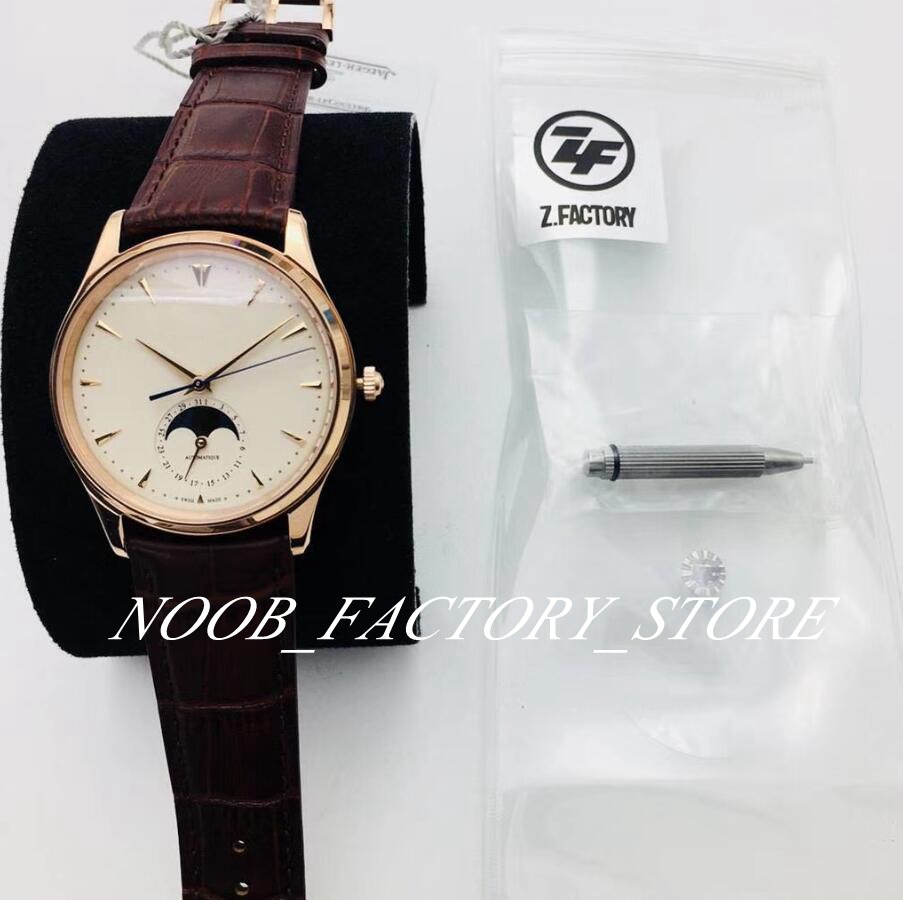 

Luxury Super ZF Factory Mens Ultra-thin Moon Phase Master Collection watches 1362520 Automatic Watches Men Cal. 925/1 39MM Watch Wristwatch, 01