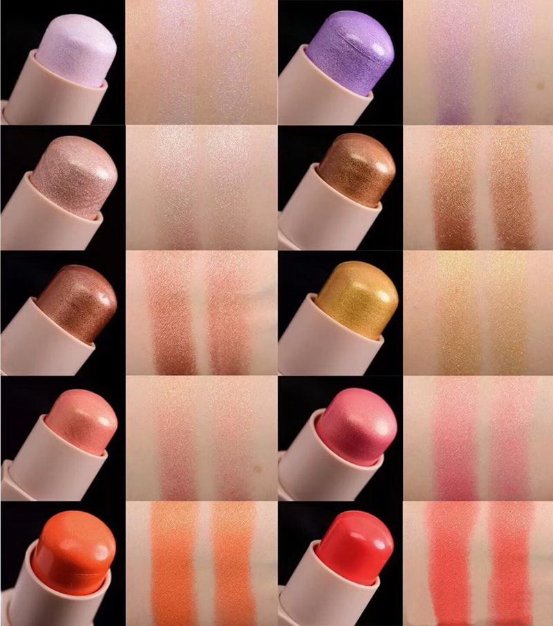 

Cosmetics Make up Concealer By Longwear Shimmer Match Stix Skin Stick Starstruck Highlighter 12 colors, Mixed color