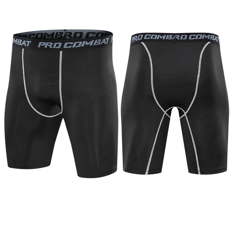 

Mens Compression Shorts Line Short Tights Skinny Bodybuilding Breathable Man' Bottom Fitness Qucik dry Shorts Sportswear, As pic