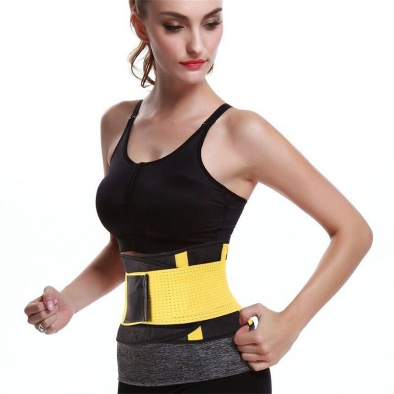 

Sports Training Fitness Waist Support Tactical Weightlifting Sweat Slim Belt Lumbar Brace Protective Gear Gym Accessories, Blue