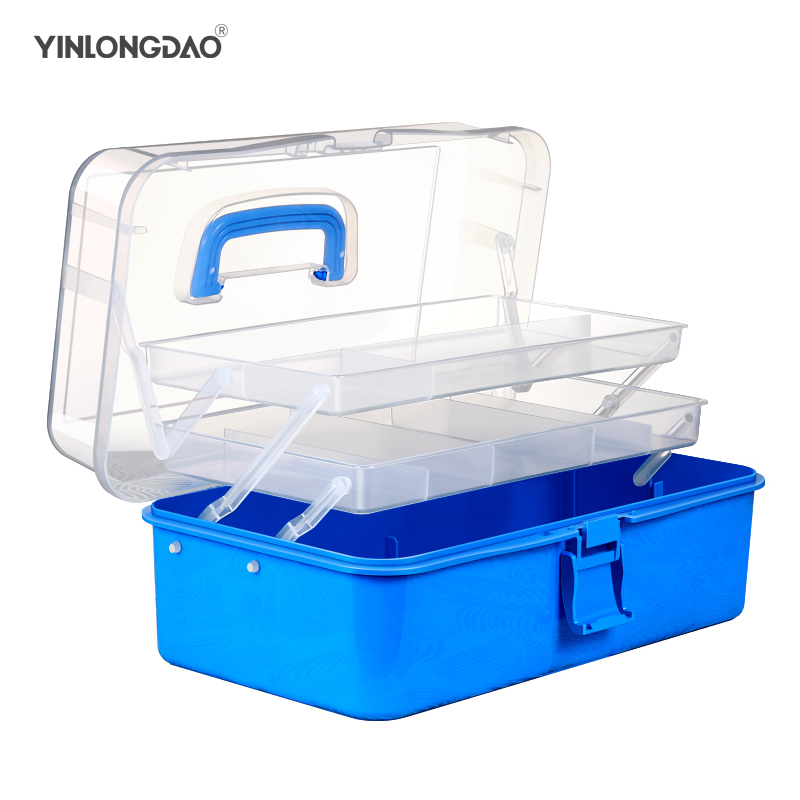 

Plastic Storage Box Box Organizer 3 Layers Multi-Functional Portable Cabinet Family Emergency Kit Tool DIY