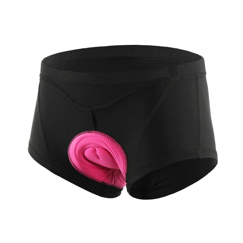 

Cycling Shorts Women Bike Underwear 3D Gel Padded Bicycle Briefs MTB Biking, Black