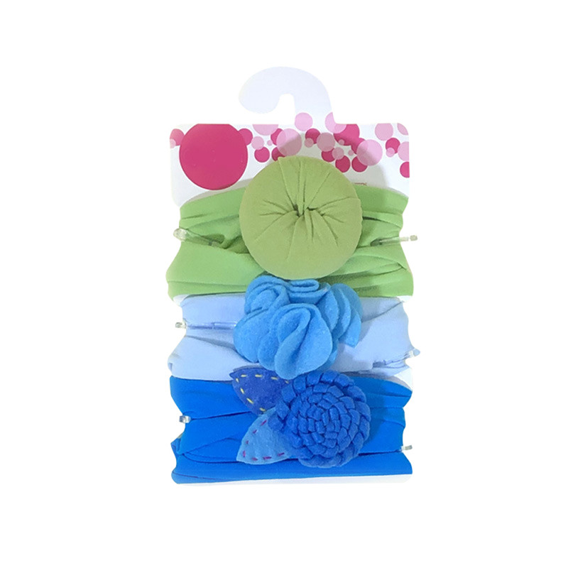 

Children's elastic hair band 3pcs Headband Kids Flroal Headband
