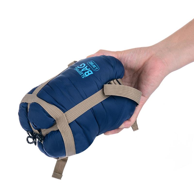 

Ultra Light Durable Portable Sleeping Bag Solid Outdoor Camping Hiking Travel Multifunction Home Bedding Soft Envelope Style
