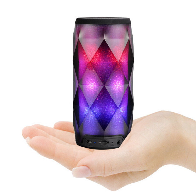

Portable Bluetooth Speaker LED Lamp Speaker Colorfull Wireless Bluetooth Deep Subwoofer Stereo Mini Portable Speakers