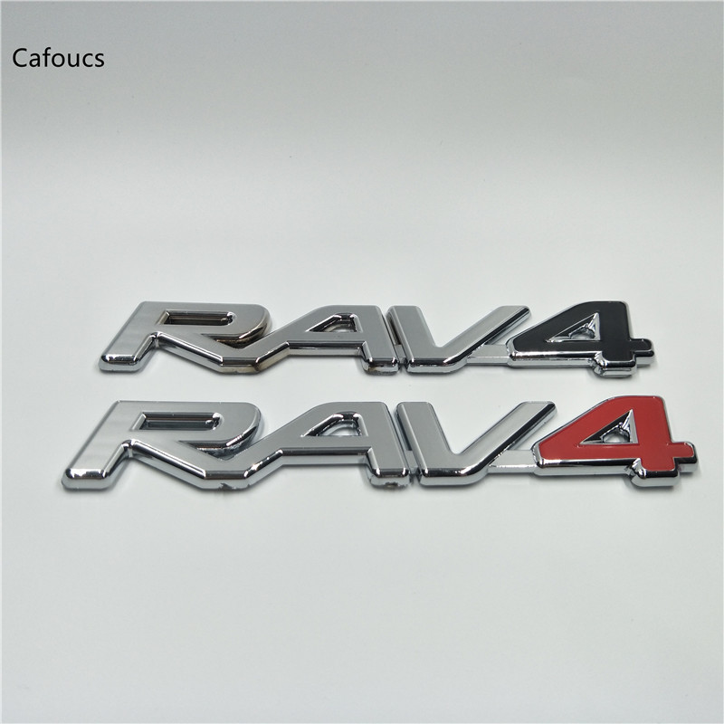 

For Toyota RAV4 RAV-4 Emblem logo Rear Trunk Lid Letters Stickers 162*28mm, Color