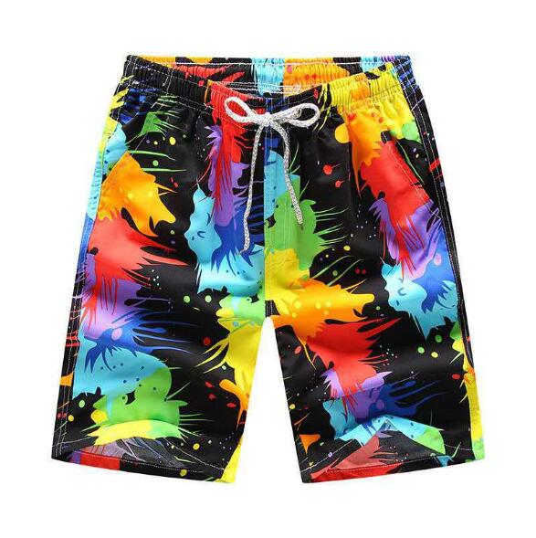 

Summer new style beach pants boys shorts sizeM-4XL fashion European loose casual shorts men's five-point pants quick-drying, 03