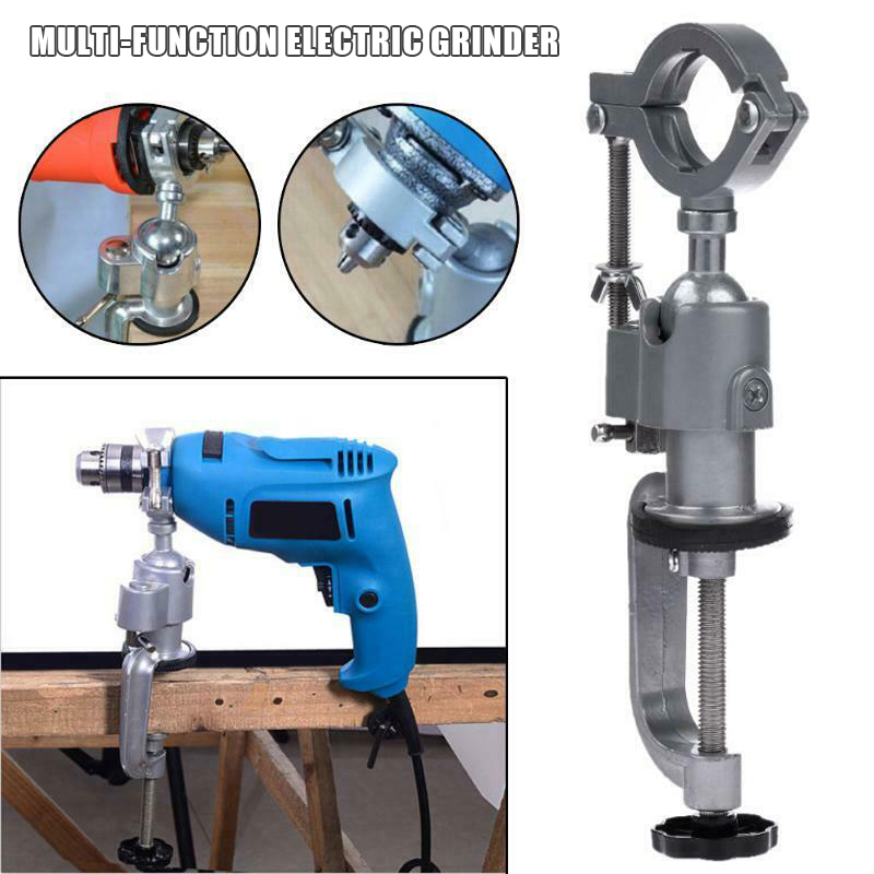 

Portable Grinder Stand Aluminum Alloy Holder Rotation Electric Drill Accessories UD88