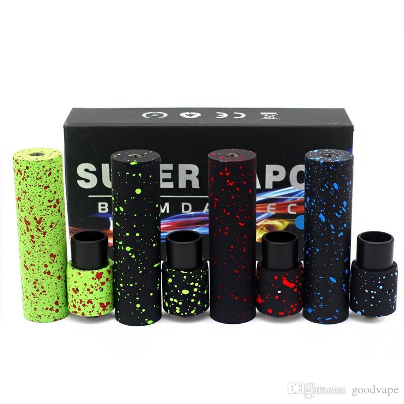 

Vaporizer Splatter SMPL Mod Kit Match with 18650 battery SMPL Mechanical Mod Mini Velocity RDA PEEK insulator airflow control atomizer, Multi