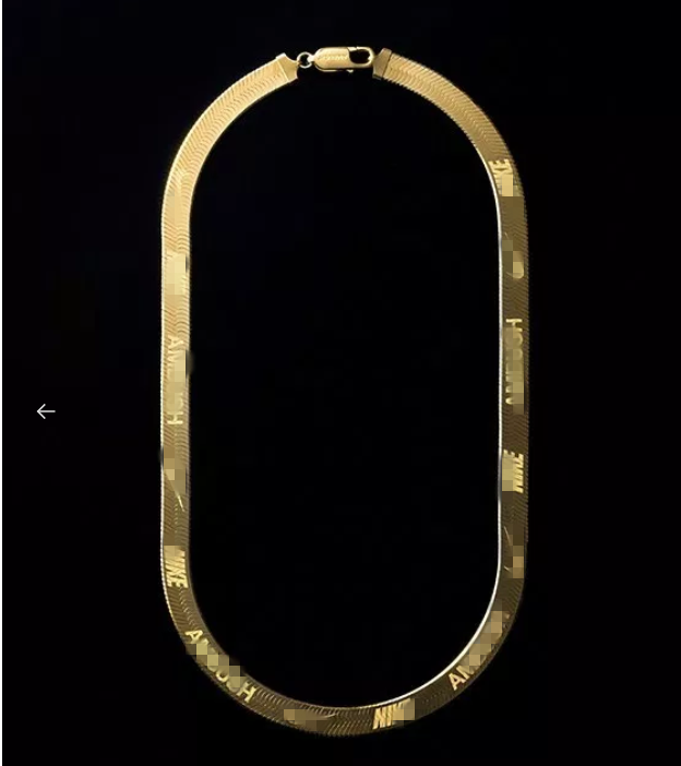 

2019 new herringbone chain blade HERRINGBONE NECKLACE blade chain flat clavicle necklace