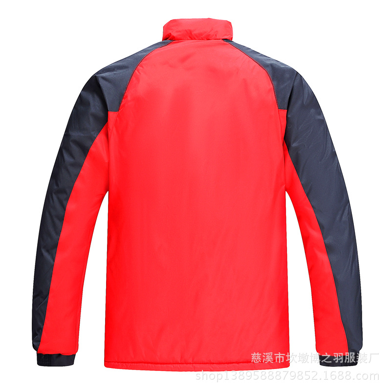 

2019 Winter Men's Raincoat Jacket Cotton-padded Clothes Thick Cotton-padded Jacket Middle-aged Clothes Men'S Wear, Blue