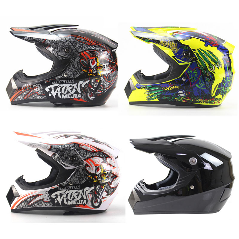 

Motor Helmet Motorcycle Half Helmets Full Face Offroad ATV Cross Racing Bike Motocross Moto Casco Off Road Capacetes, Multi-color