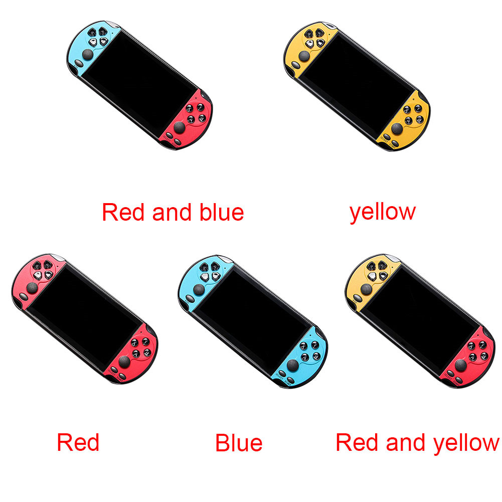 

NEW 8GB X7 PLUS Handheld Game Player 5.1 Inch Large Screen Portable Game Console MP4 Player with Camera TV Out TF Video for GBA NES Game