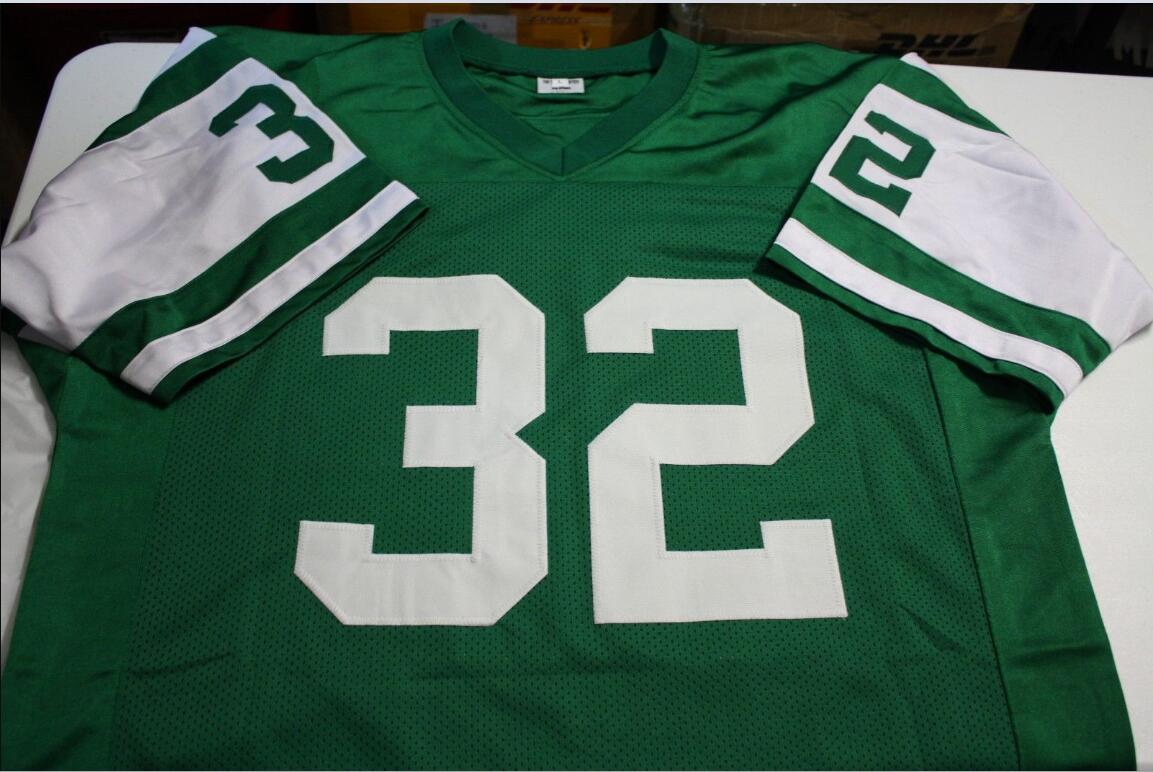 

Custom Men Youth women Vintage Emerson Boozer 32 Champs college Football Jersey size s-5XL or custom any name or number jersey, Black