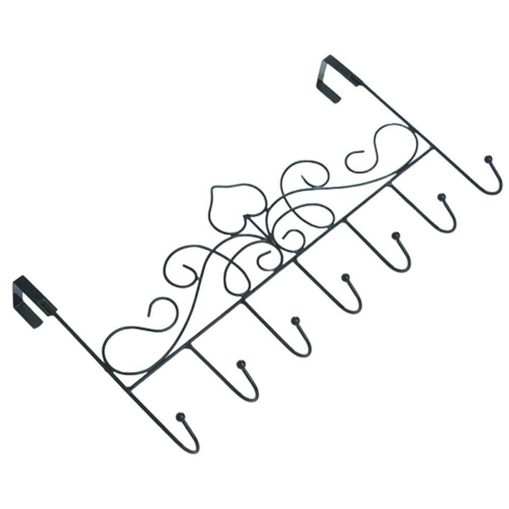 

7 Hook Bold Iron Cabinet Back Hook Home Storage Supplies Doors And Windows Kitchen Towel Cleaning Cloth Hanger