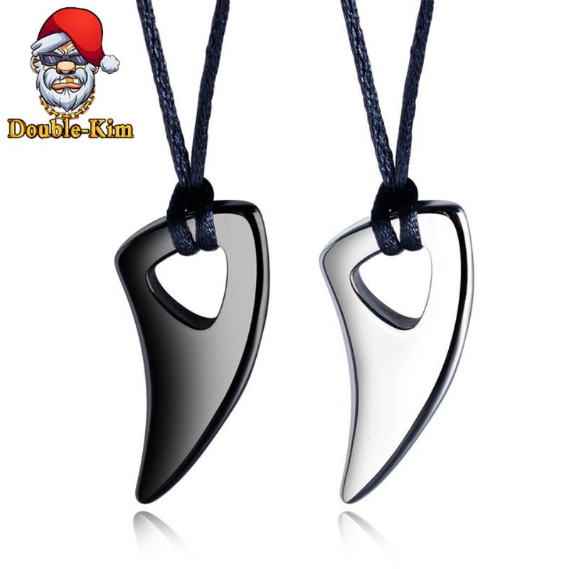 

Chains Ox Horn Men Necklace Hiphop Rock Street Culture Titanium Stainless Steel Gold Classic Chain Fashion Man Jewelry Gift