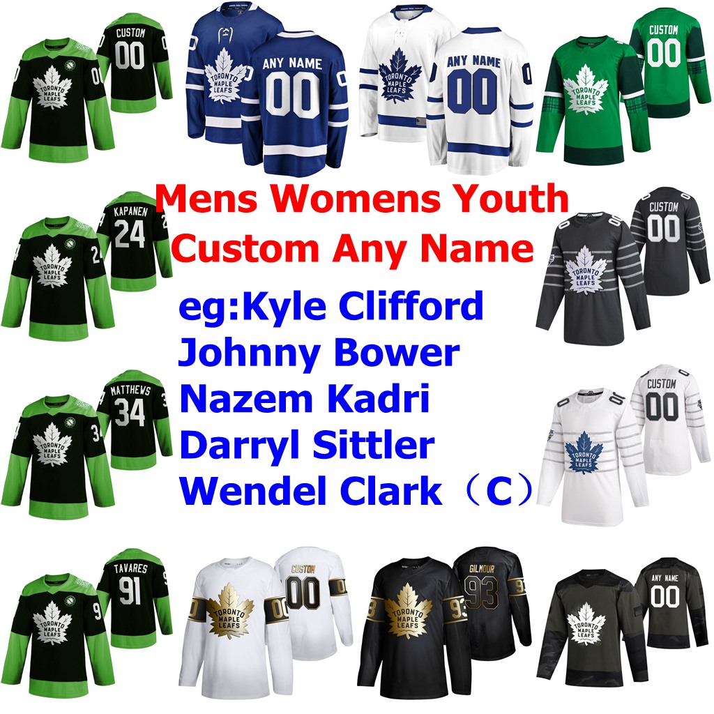 Toronto Maple Leafs Jerseys Mens Nicholas Shore Jersey Jason Spezza Dmytro Timashov Tyson Barrie Cody Ceci Hockey Fight nCoV Custom Stitched