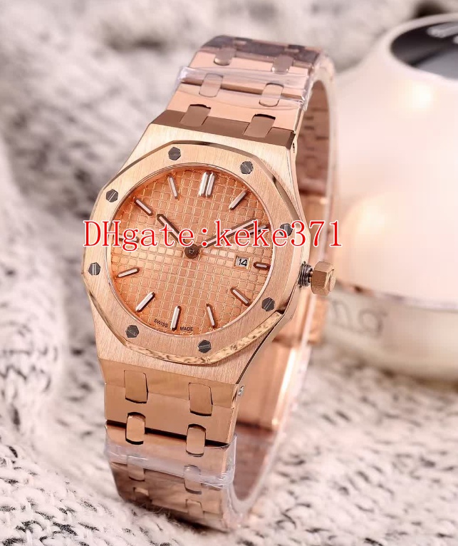 

5 color Topselling N8 factroy Wristwatches 67651OR.ZZ.1261OR.01 33mm 67651 18k Rose Gold VK Quartz Chronograph Working Ladies Womens Watches