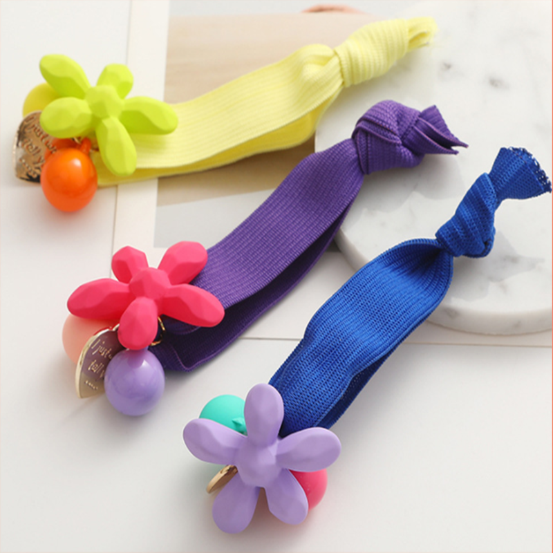 

2Pcs / Set2020 Korean Hair Ring Dongdaemun Korean Irregular Candy-colored Wild Hair Accessories, A2