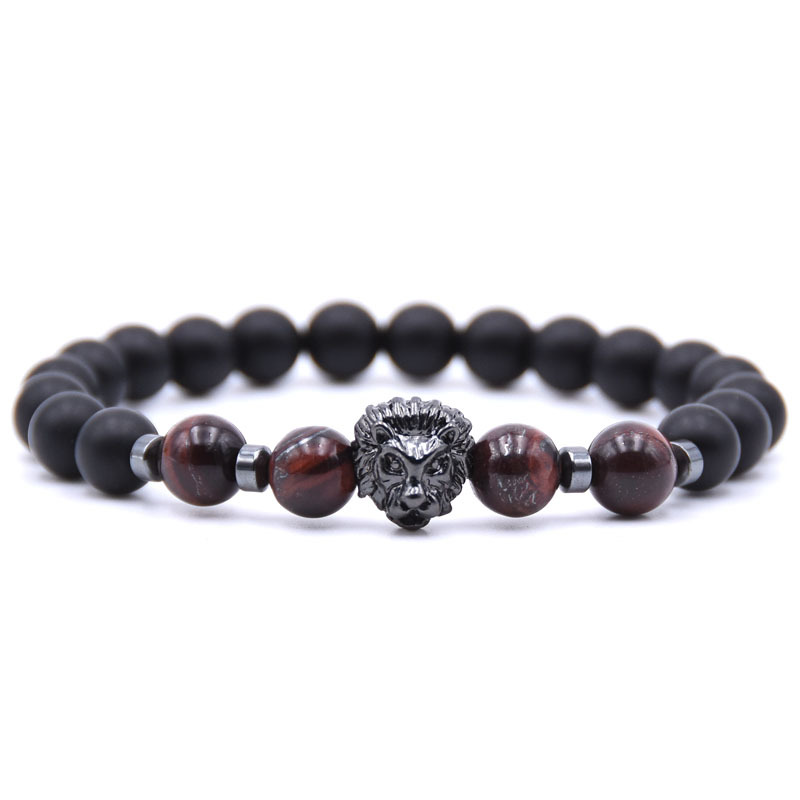

Popular Design Handmade Alloy Lion Beads Strands Bracelet for Sale