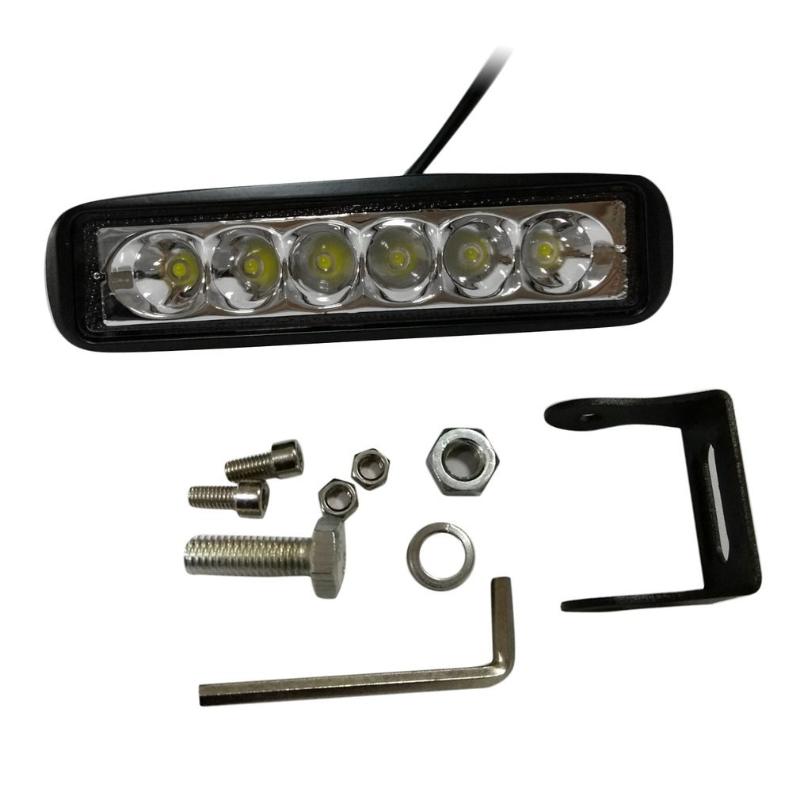 

1 Pcs 6 inch Mini 18W LED Light Bar Motorcycle LED Bar Offroad 4x4 ATV Daytime Running Lights Truck Tractor Warning Work Light