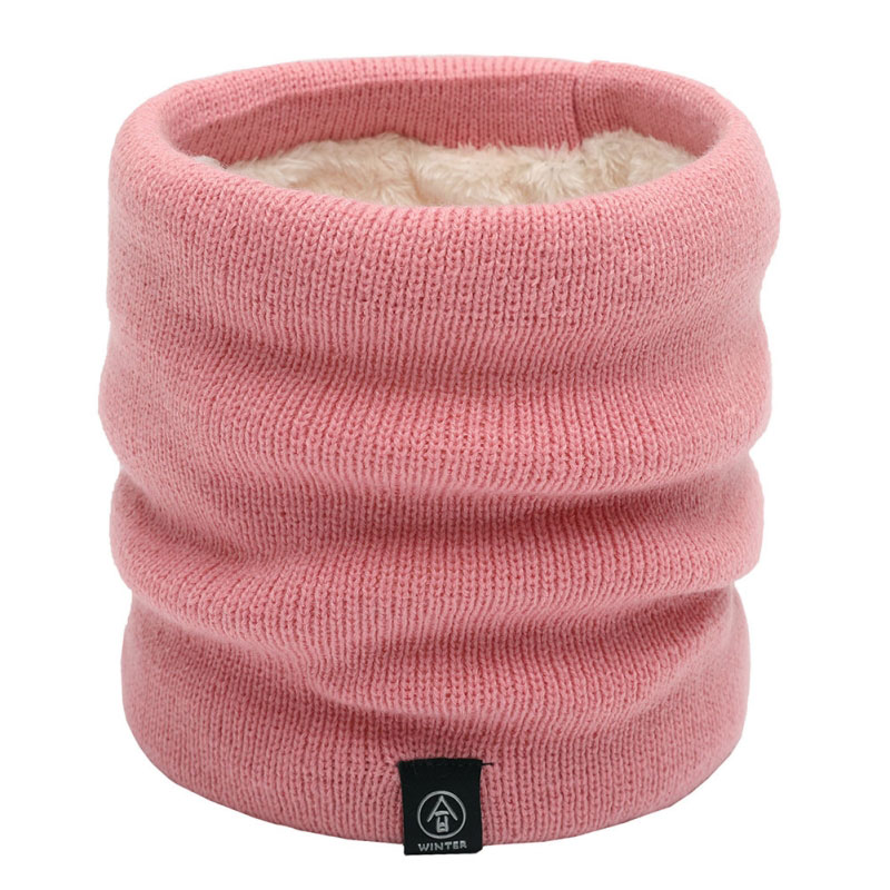 

Winter Warm Knitted Scarves Thick Elastic Knit Mufflers Chirldren Neck Warmer Plush Scarf Collar Soft Wild Scarf, Jr