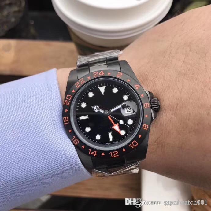 

luxury new Watch black 40MM White Dial Explorer II Ref.216570GMT Format 316L Stainless Steel High Quality Automatic Mechanical Watcher Explo