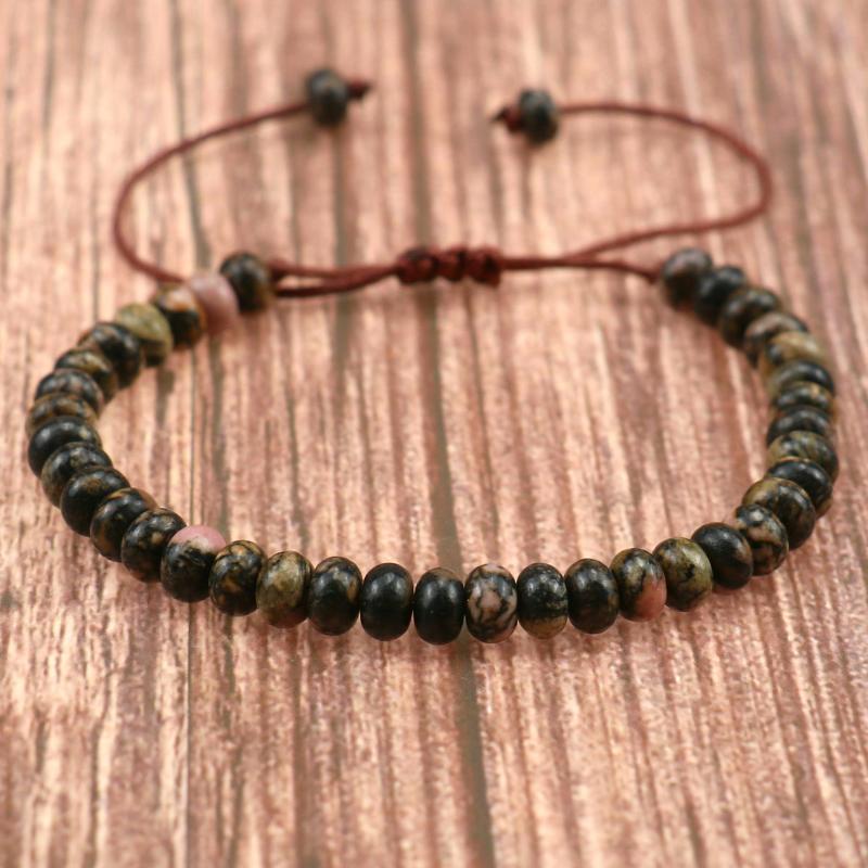 

Coral Stone Abacus Beads Natural Stone Bracelet Men Beads Jewelry for Women Girls Lucky Couples Bracelet Gift Best Friend