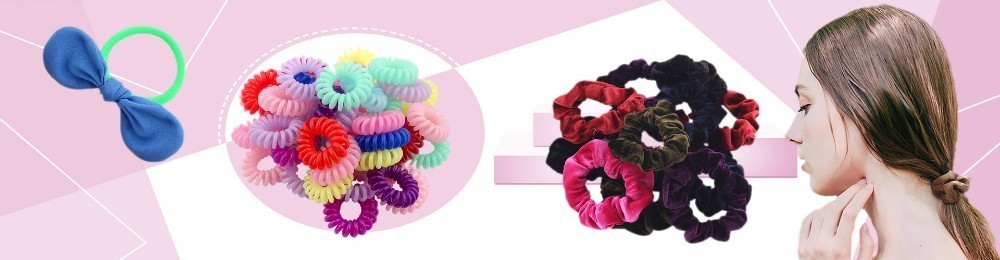 Fur Ball Elastic Girl Womens Ponytail Holders Plush Ball Hair Ring