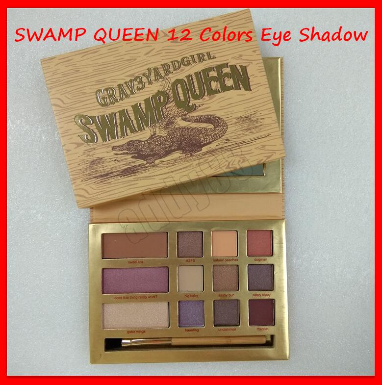 2019 Eye Makeup YARDGIRL SWAMP QUEEN Eye Shadow Makeup Shimmer Matte 12 Colors Eyeshadow Nude Color Eyeshadow Palette Cosmetic Make Up-image-404225888