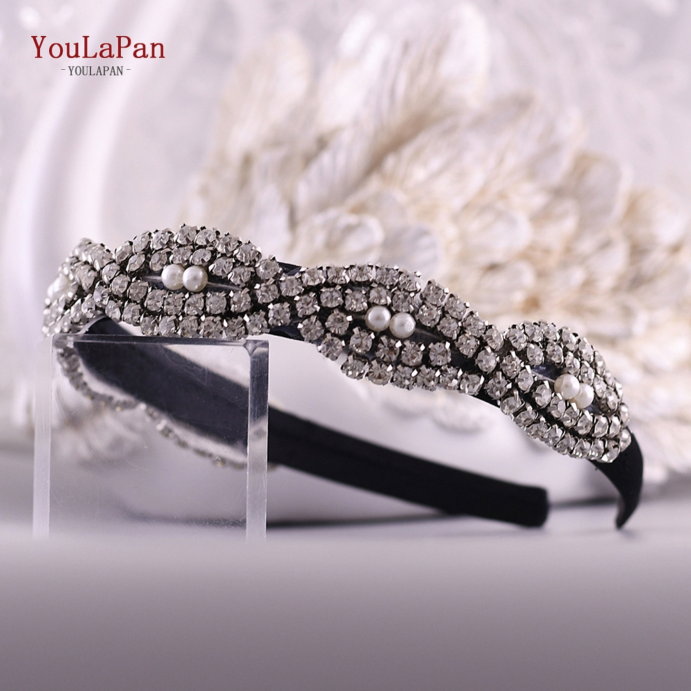 

YouLaPan S293-FG Fashion sparkly rhinestone headband bridal stone hairband women hair accessories Baroque hair band