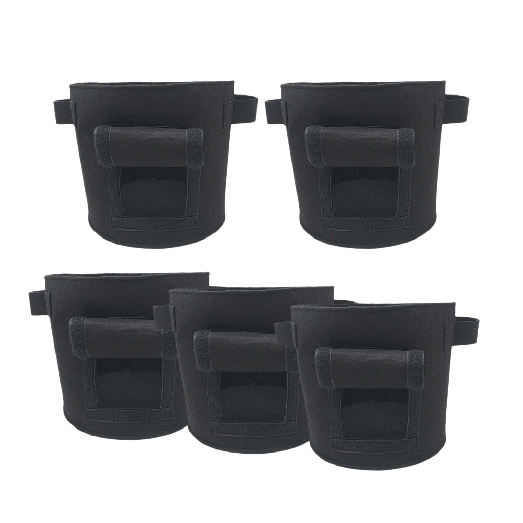 

5xpotato grow bag garden planter breathable fabric growing gag for potato/carrot