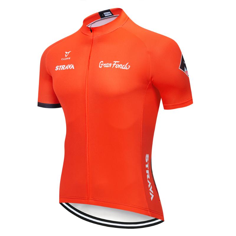 

new STRAVA 2019 Cycling Clothing Racing Sport Bike Jersey Top Cycling Wear Short Sleeves Maillot ropa Ciclismo