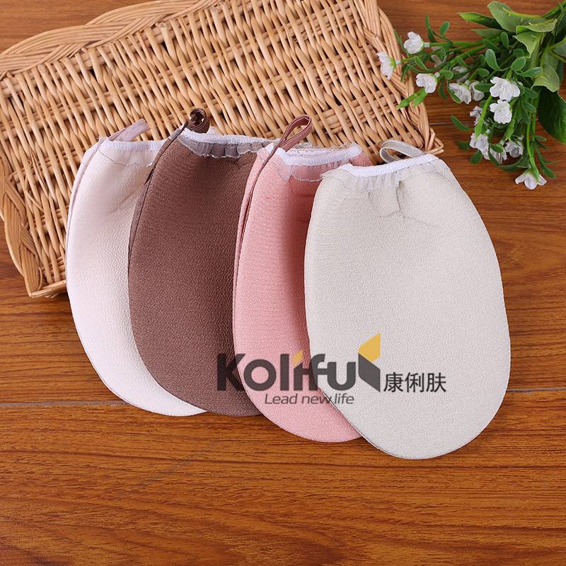 

Kolifu 1pcs Bath Glove Scrubber Shower Body Cleaning Mesh Nylon Sponge Rich Bubbles Body Loofah Massage Shower Scrubber KLF044