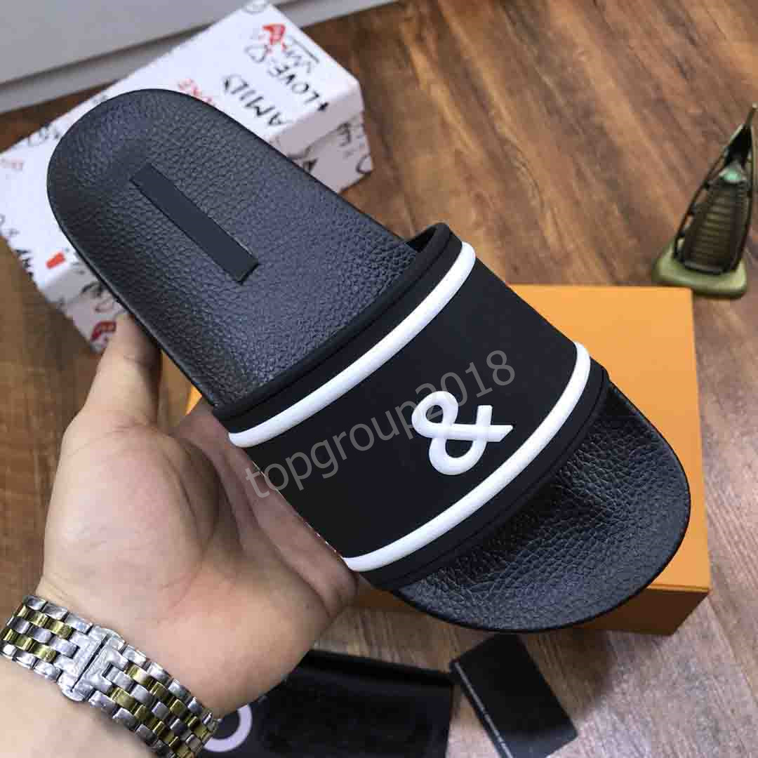 

Mens Womens Summer Sandals Beach Slide Home Slippers Perfect Quality King Crown Designer Italy Luxury Print Slipper White Black With Box, Blue