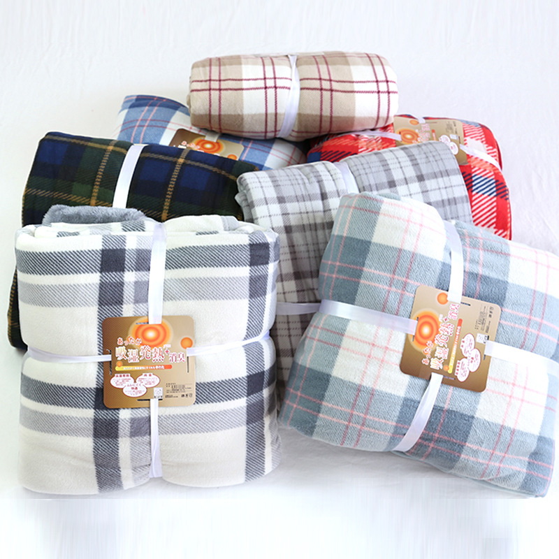 

Flannel Blanket Winter Double Lamb Cashmere Blanket Bed Sofa Warm Wool Sheet Bedspread Portable Travel Cover BlanketOffi
