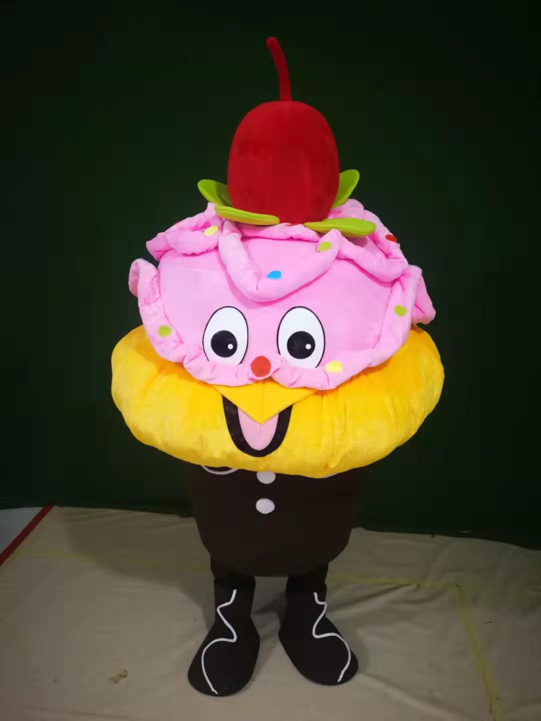 high quality Real Pictures cake mascot costume anime costumes advertising mascotte Adult Size factory direct free shipping-image-424255465