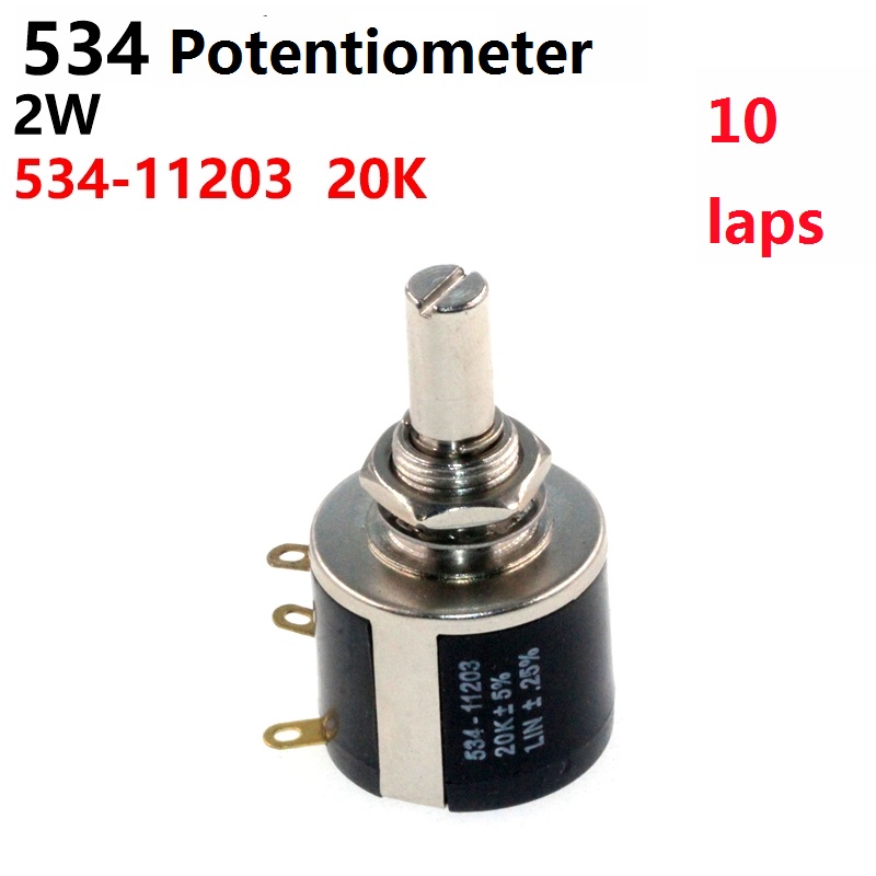 100r 5W Wirewound Control Potentiometer Pot