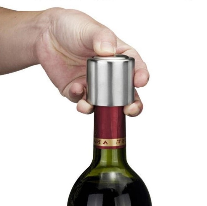 Edelstahl Rotwein Vakuum versiegelt Wein Lagerung Flasche Stopper Plug Cap FL