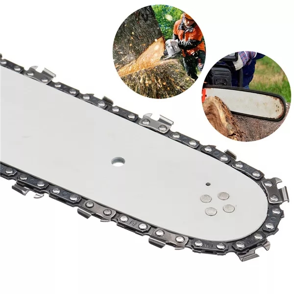 

14 Inch Chainsaw Guide Bar With 3/8 LP 50 Section Saw Chain For STIHL MS170 MS180 MS250 - White good quality