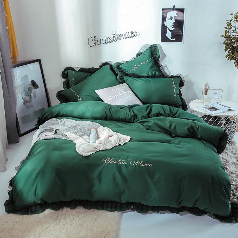 

roupa de cama queen roupas de cama queen size bedding set parure lit 220 240 nevresim takimlari polyester sanding, Sjt-f005