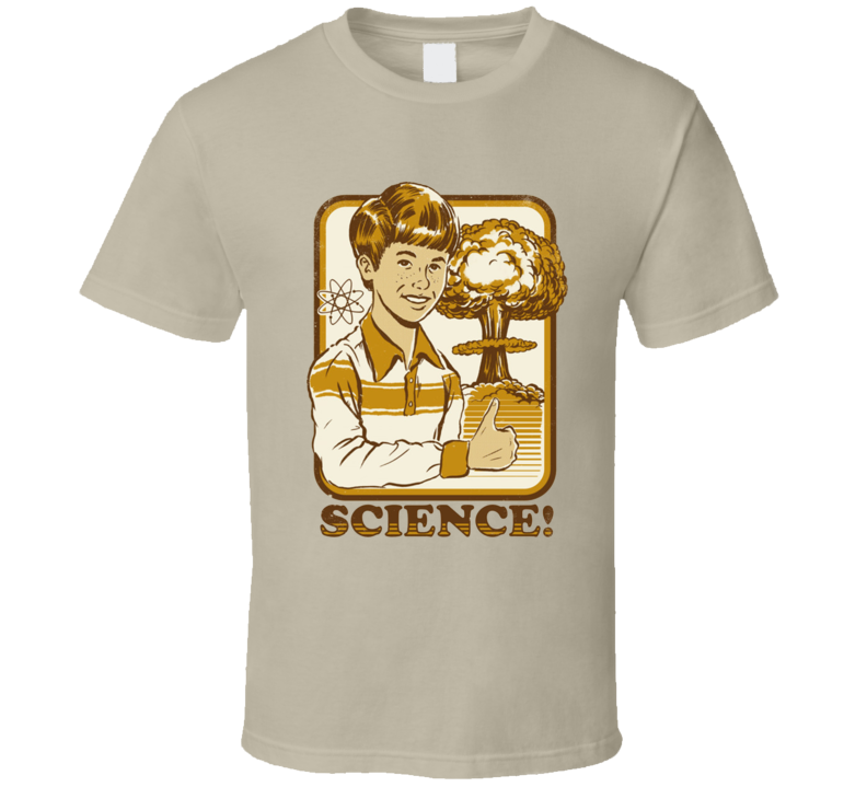 

Men t-shirt science! retro nuclear explosion T Shirt(100) tshirt Women t shirt, Men-darkpurple