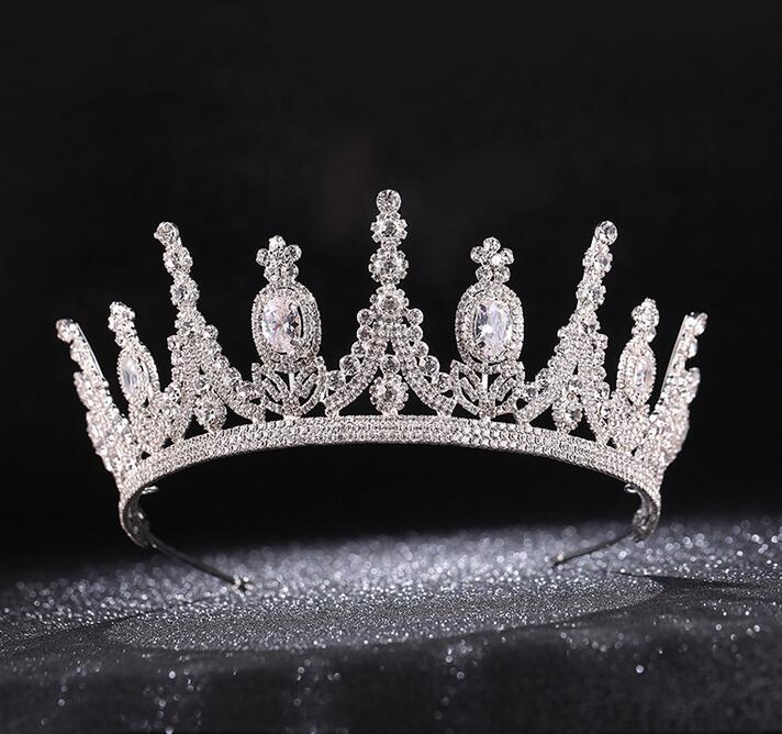 

Best-selling high-end bride wedding crown princess luxury crown rhinestone alloy headband banquet evening dress accessories free shipping
