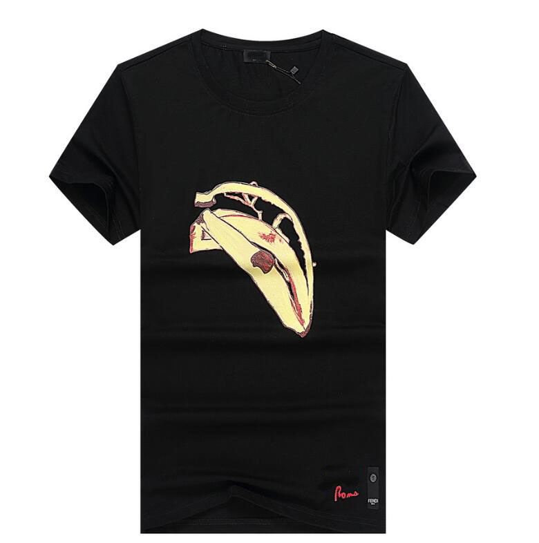 

Fashion Trend Luxury Summer Brand T Shirt Mens Designer T-Shirt Men Women TShirt Hip Hop Banana Print Short Sleeve Tees Size -XXXL, Black