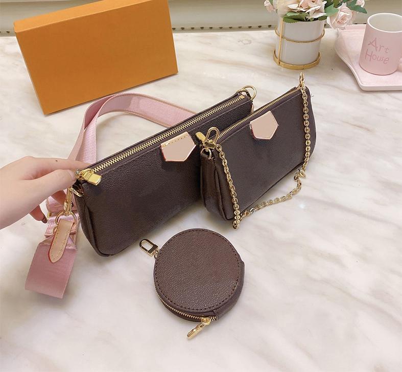 

2020 latest classic ladies handbag purse 3 in 1 printed flower mahjong bag with frame double-sided wide chain shoulder strap crossbody bag
