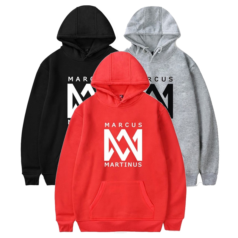 red tracksuit with white writing